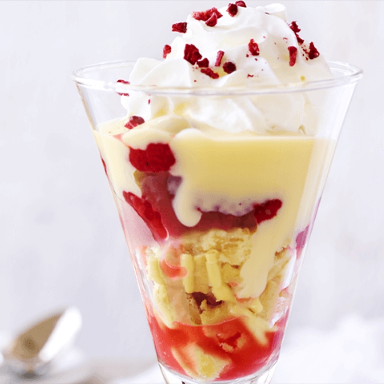 Raspberry Lemon Trifle